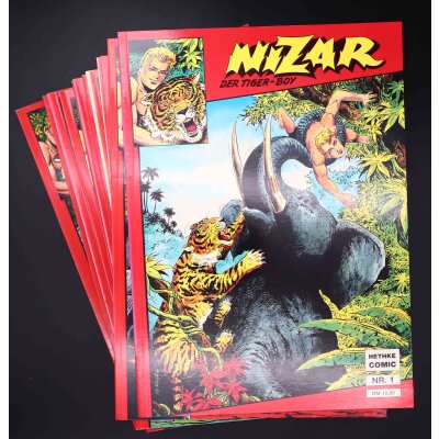 NIZAR - der TIGER-Boy SC Comic Album Nr. 1-14 komplett...