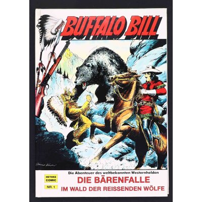 BUFFALO BILL Nr. 1-6 komplett Hethke Western HC Comic...