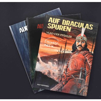 Auf DRACULAS Spuren Nr. 1-3 komplett HC Comic Album Kult...