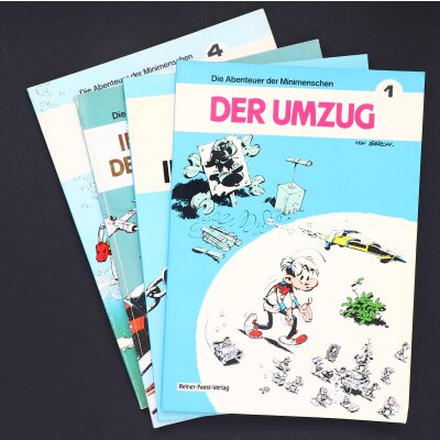 Die Abenteuer der Minimenschen Nr. 1-4 SC Comic Album...
