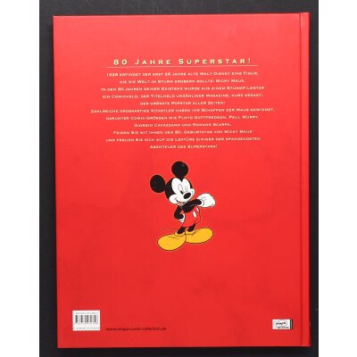 80 Jahre Micky Maus HC Comic Album Ehapa Verlag Collection Walt Disney