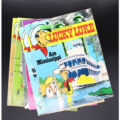 Lucky Luke Delta Ehapa Western Comic Album - teils...