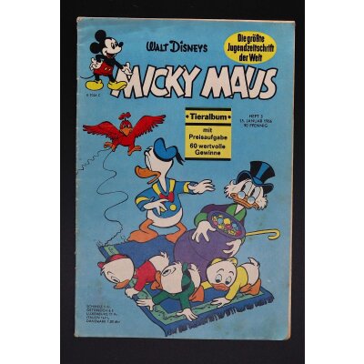 Micky Maus Comic Heft 1966 Nr. 2 bis 53 Ehapa +...