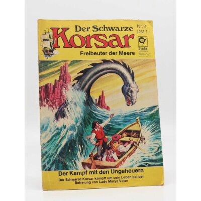 Der schwarze Korsar - Freibeuter der Meere Nr. 2 von 1972...