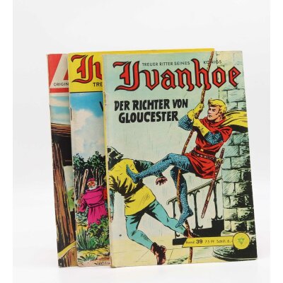 Ivanhoe Lehning original Comic Sammlung Konvolut 3x 39,...
