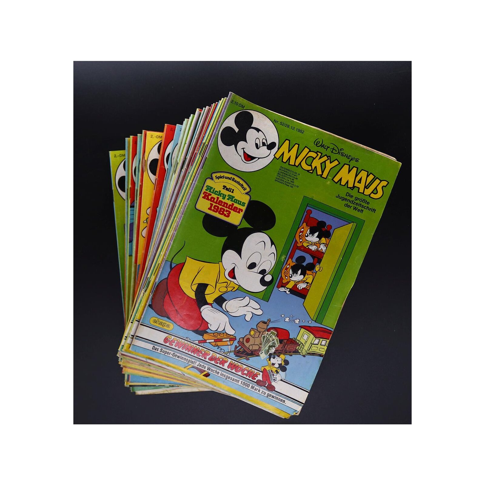 ohne Beilagen AUSWAHL = Micky Maus Comic Hefte 1982 Nr 1-52 mit 
