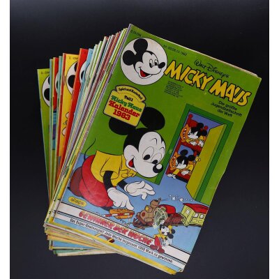 Micky Maus Comic Heft Sammlung Jahrgang 1982 komplett Walt Disney