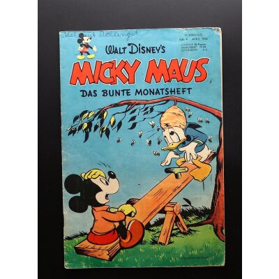 Micky Maus Comic Heft 1952 Ehapa original Walt Disney...