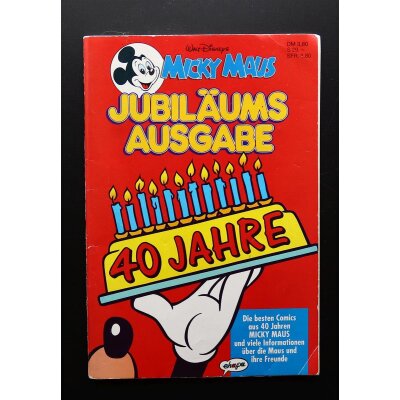 Micky Maus 40 Jahre Jubiläumsausgabe Ehapa Comic...