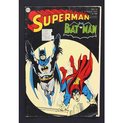 Superman Batman Ehapa Verlag DC Superhelden Comic Heft ab...