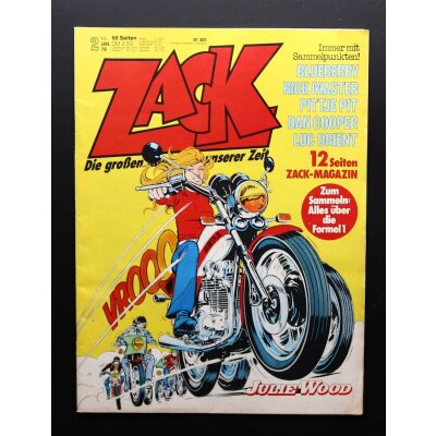 ZACK Magazin 1979 - meist Z1-2/Z2+ mit Poster etc....