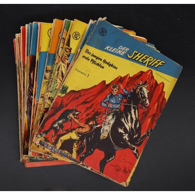 DER KLEINE SHERIFF Mondial Western Comic 1954 ab Z1/Z1-2...