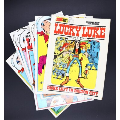 Lucky Luke Comic Alben ZACK Album ZACK BOX Koralle Verlag...