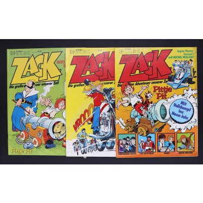 ZACK Comic Magazin Sammlung Konvolut Koralle 1979 1-26...
