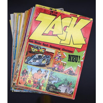 ZACK Magazin 1972 Sammlung Konvolut komplett Nr. 17 bis...