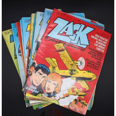 ZACK Jahrgang 1978 Comic Magazin Sammlung Konvolut...