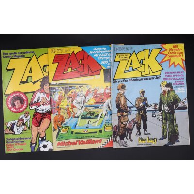 ZACK Magazin Jahrgang 1980 Sammlung Konvolut 26x Koralle...