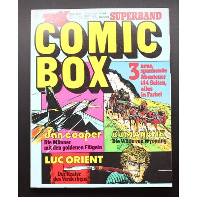 ZACK Superband 9 COMIC BOX Koralle Verlag Dan Cooper...