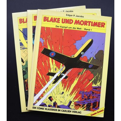 BLAKE UND MORTIMER - Der Kampf um die Welt Band 1-3...