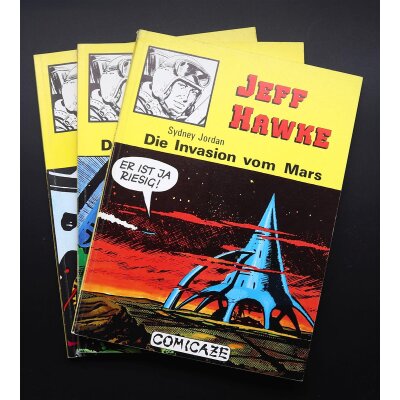 JEFF HAWKE Science Fiction Comic Sammlung Comicaze Verlag...